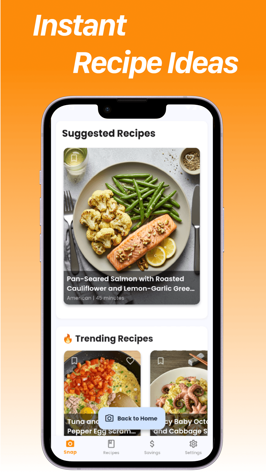 Snap2Recipe Screenshot 3